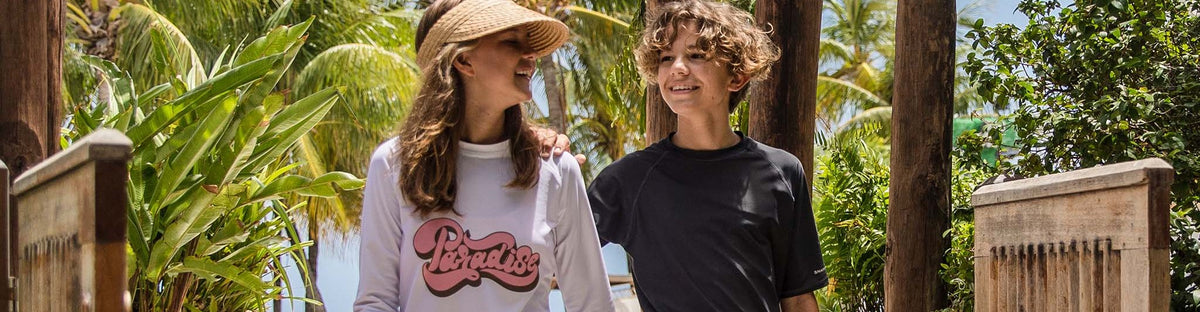 TWEENS & TEENS GIRLS SWIM & BEACHWEAR RASH TOPS - Snapperrock Middle East