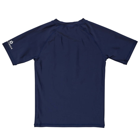 RIDE THE WAVE NAVY SS RASH TOP