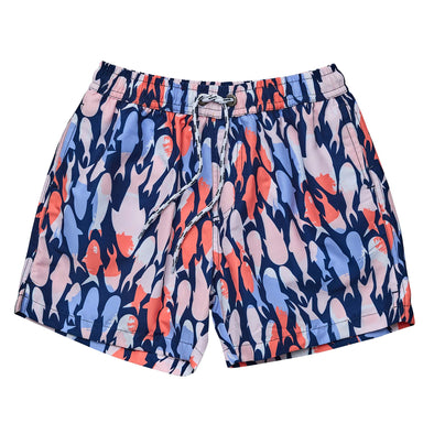 FISH FRENZY VOLLEY BOARD SHORTS